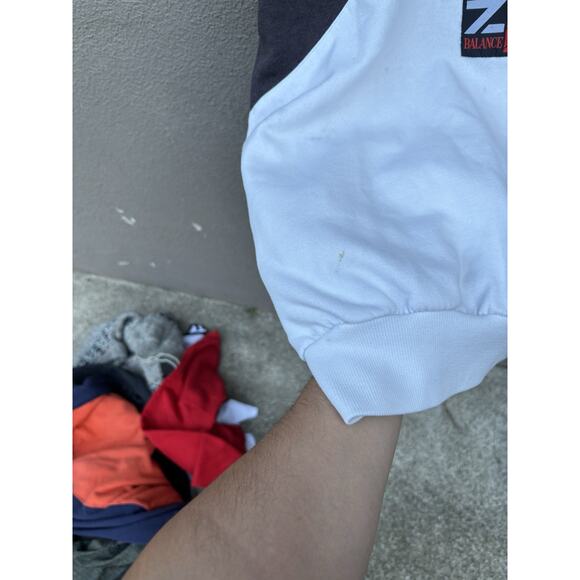 Vintage 90s New Balance Hong Kong Jacket 1/4 Zip Size XL White - Picture 12 of 16